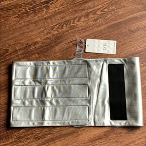 Metallic Waist Trainer Clincher Sweat Wrap New